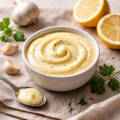 Lemon aioli sauce