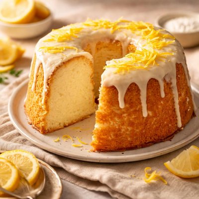 Lemon angel cake
