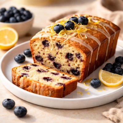 Lemon blueberry loaf