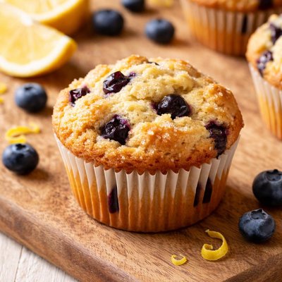 Lemon blueberry muffin
