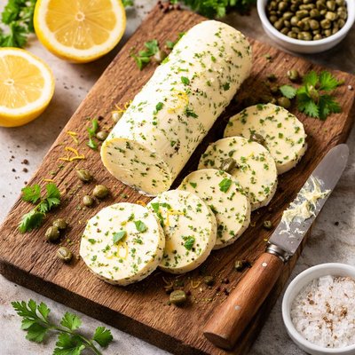 Lemon caper butter