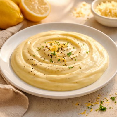 Lemon cheese sauce