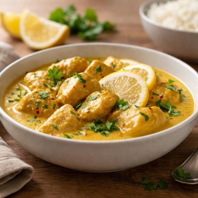 Lemon chicken curry