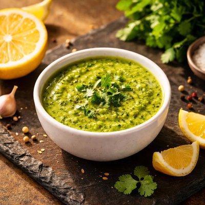 Lemon cilantro sauce