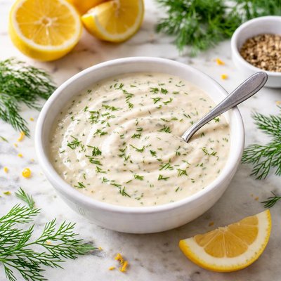 Lemon dill cream sauce