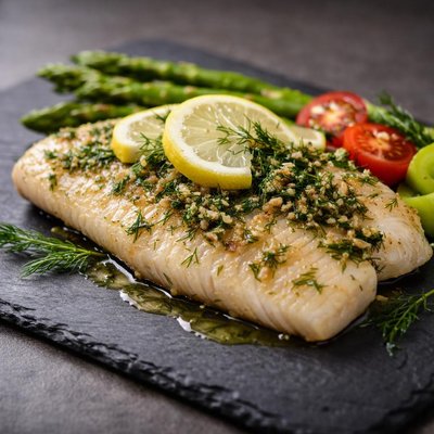 Lemon dill white fish