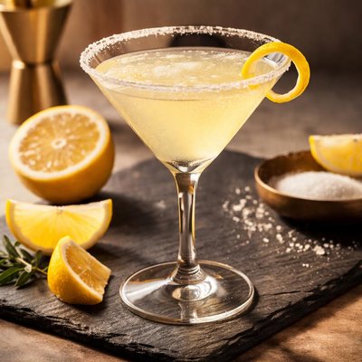 Lemon drop cocktail