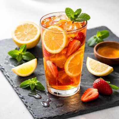 Lemon fruit tea