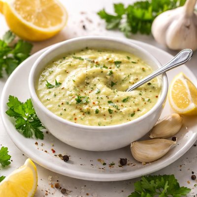 Lemon garlic sauce