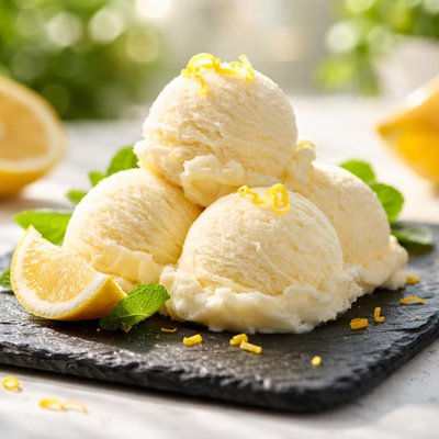 Lemon gelato