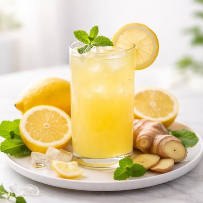 Lemon ginger juice