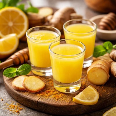 Lemon ginger shot