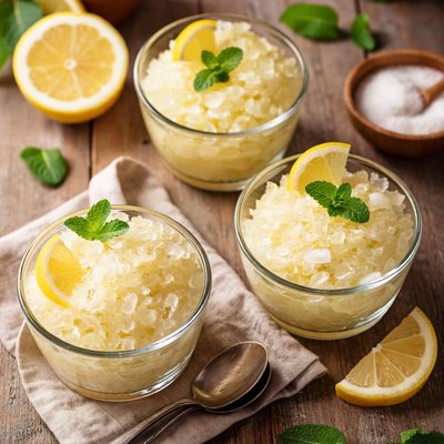 Lemon granita