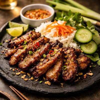 Lemon grass bbq pork