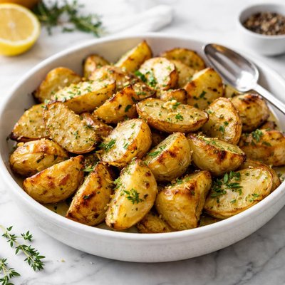 Lemon herb roast potatoes
