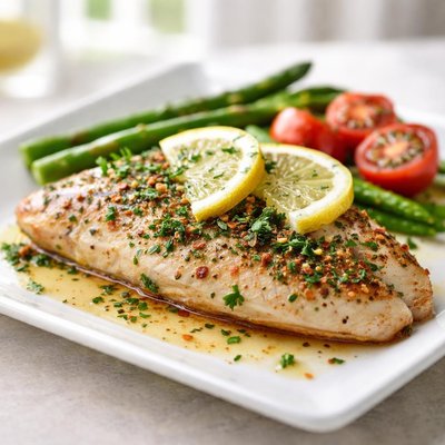 Lemon herb tilapia