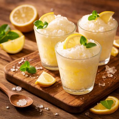 Lemon italian ice