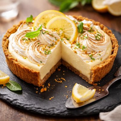 Lemon key pie