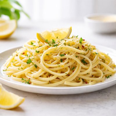 Lemon linguine