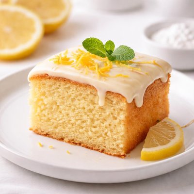 Lemon mud cake