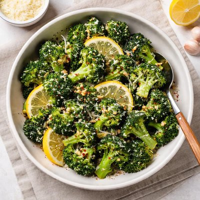 Lemon parmesan broccoli