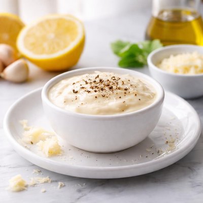 Lemon parmesan caesar dressing