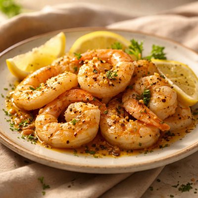 Lemon pepper shrimp