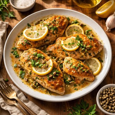 Lemon picata chicken