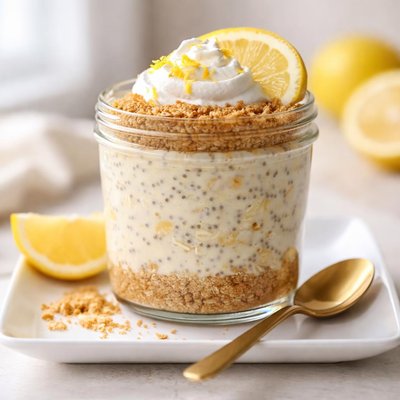 Lemon pie oats over night