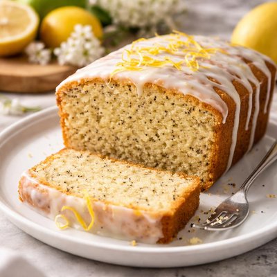 Lemon poppy seed cake