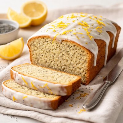 Lemon poppyseed cake
