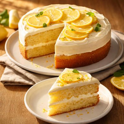 Lemon slice cake
