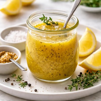 Lemon vinaigrette dressing