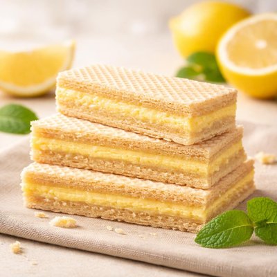 Lemon wafer bar