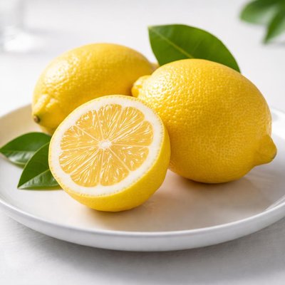 Lemon with skin