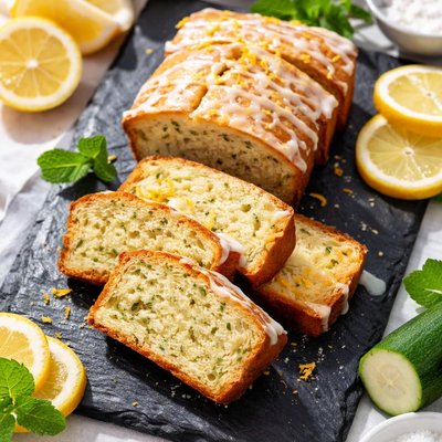 Lemon zucchini bread