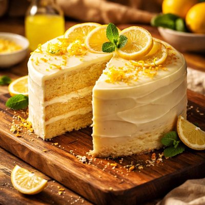 Lemoncello cake