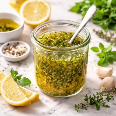 Lemone herb vinagrette