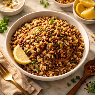 Lentil and rice