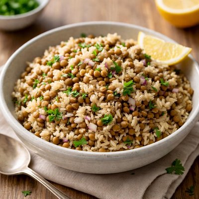 Lentil and rice mix