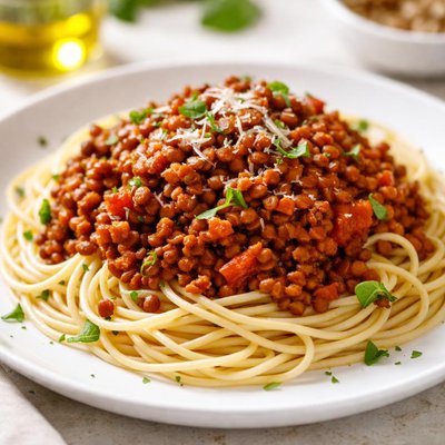 Lentil bolognese