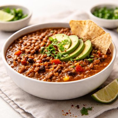 Lentil chili soup
