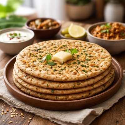 Lentil paratha