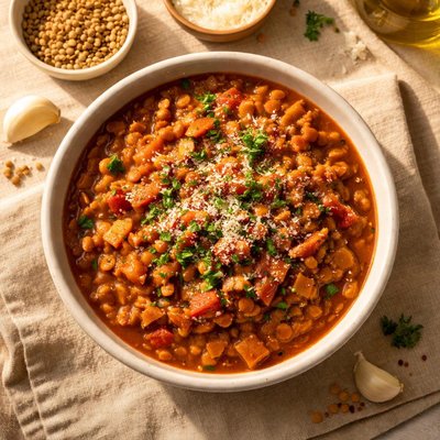 Lentil pasta sauce