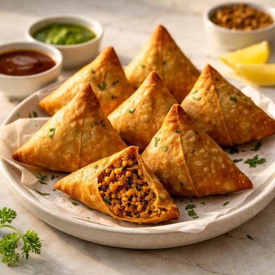 Lentil samosa