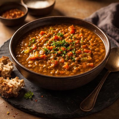 Lentil souo