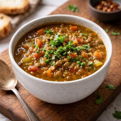 Lentil soup one cup
