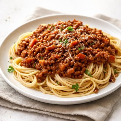 Lentil spaghetti sauce