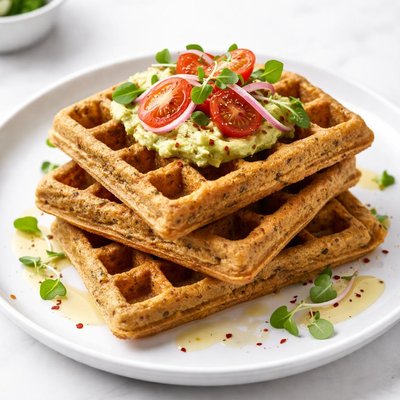 Lentil waffles