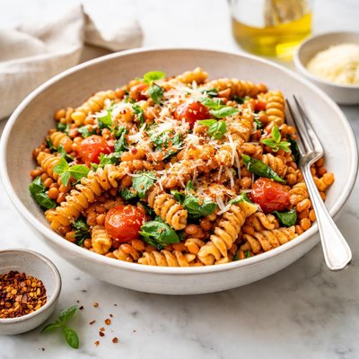 Lentils pasta